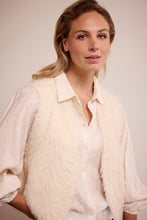 Afbeelding in Gallery-weergave laden, Faux Fur Vest S04-17-801 6800 Stone