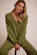 Afbeelding in Gallery-weergave laden, Structured Jumper E01-17-601 6501 Moss
