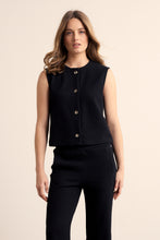 Afbeelding in Gallery-weergave laden, Structured Vest E01-19-802 9000 Black