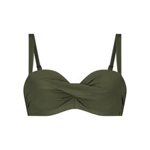 Afbeelding in Gallery-weergave laden, Bikini top twisted padded wired 60282 2186 deep olive