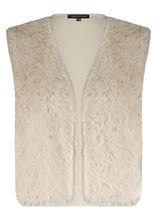 Afbeelding in Gallery-weergave laden, Faux Fur Vest S04-17-801 6800 Stone