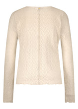Afbeelding in Gallery-weergave laden, Long-Sleeve Stretch Lace Top O01-17-401 6800 Stone