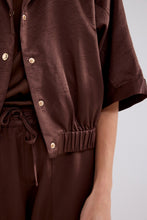 Afbeelding in Gallery-weergave laden, Short-SleeveJacketElasticC06-21-8012650Chocolate__2