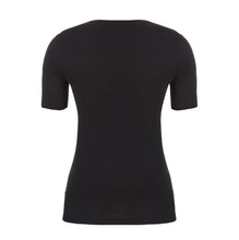 Afbeelding in Gallery-weergave laden, Thermo women Lace T-shirt 30237 090 black