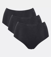 Afbeelding in Gallery-weergave laden, sloggi GO Daily Cotton Highwaist 3P 10222332 0004 BLACK