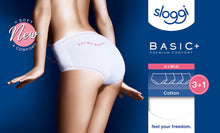 Afbeelding in Gallery-weergave laden, sloggi Basic+ Midi 4P 10068837 0003 WHITE