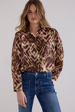 Afbeelding in Gallery-weergave laden, Blouse Fading Diamonds  C14-21-301 9992 PrintBrowns
