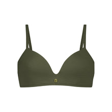 Afbeelding in Gallery-weergave laden, Bikini top plunge padded 60290 2186 deep olive
