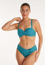 Afbeelding in Gallery-weergave laden, Bikini top twisted padded wired 60279 3238 sea blue
