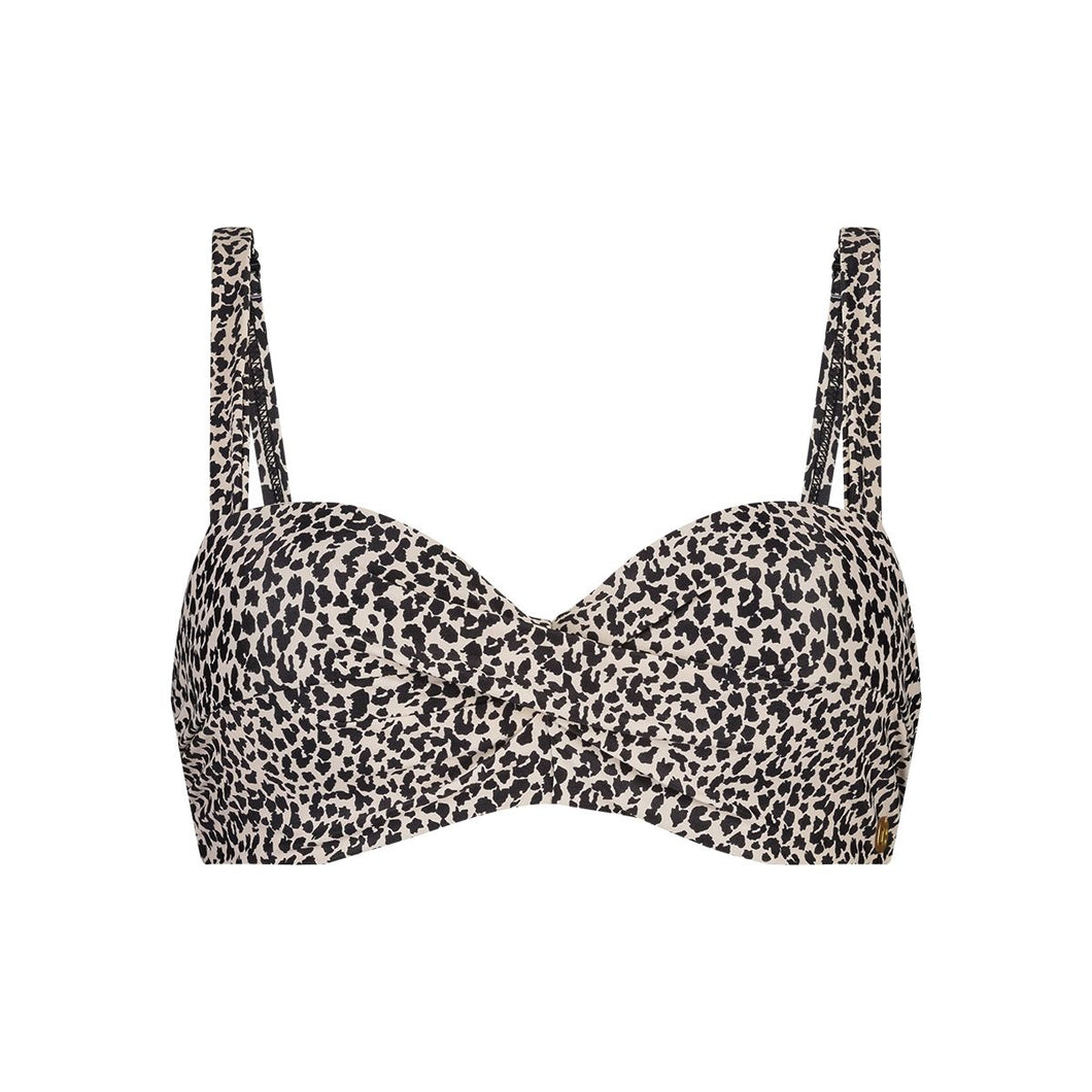 Bikini top twisted padded wired 60280 5022 wild dot