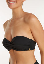 Afbeelding in Gallery-weergave laden, Bikini top twisted padded wired 60282 090 black
