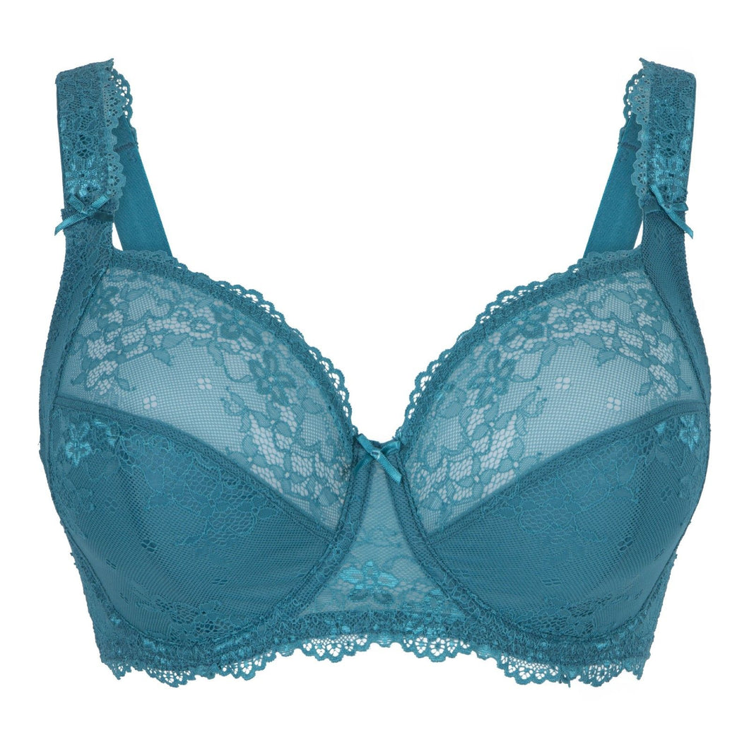 DAILY Full Coverage Lace Bra 1400-5A Deep lake