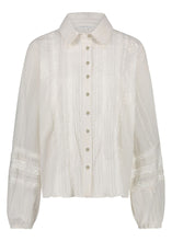 Afbeelding in Gallery-weergave laden, Embroidered Seersucker Blouse A07-15-301 001100 Off white
