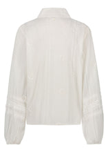 Afbeelding in Gallery-weergave laden, Embroidered Seersucker Blouse A07-15-301 001100 Off white
