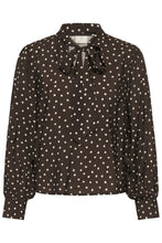 Afbeelding in Gallery-weergave laden, KAdotteBlouse10511775109476CoffeeBeanTurtledoveDot__1
