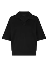 Afbeelding in Gallery-weergave laden, PoloCollarTopE01-19-4019000Black__1
