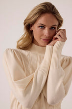 Afbeelding in Gallery-weergave laden, Puff-Sleeve Jumper Cables  Y13-18-601 006800 Stone
