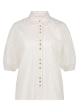 Afbeelding in Gallery-weergave laden, Puff-Sleeved Blouse A07-16-301 001100 Off white
