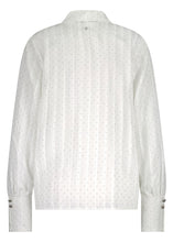Afbeelding in Gallery-weergave laden, Rhinstone Blouse O04-17-301 1100  Off White
