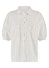 Afbeelding in Gallery-weergave laden, Short-Sleeved Fancy Blouse A05-15-301 001100 Off white
