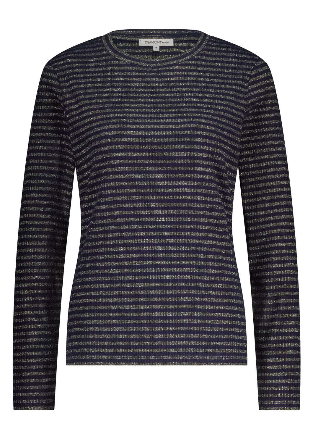 Striped Lurex Top  K02-18-401 005032 Midnight