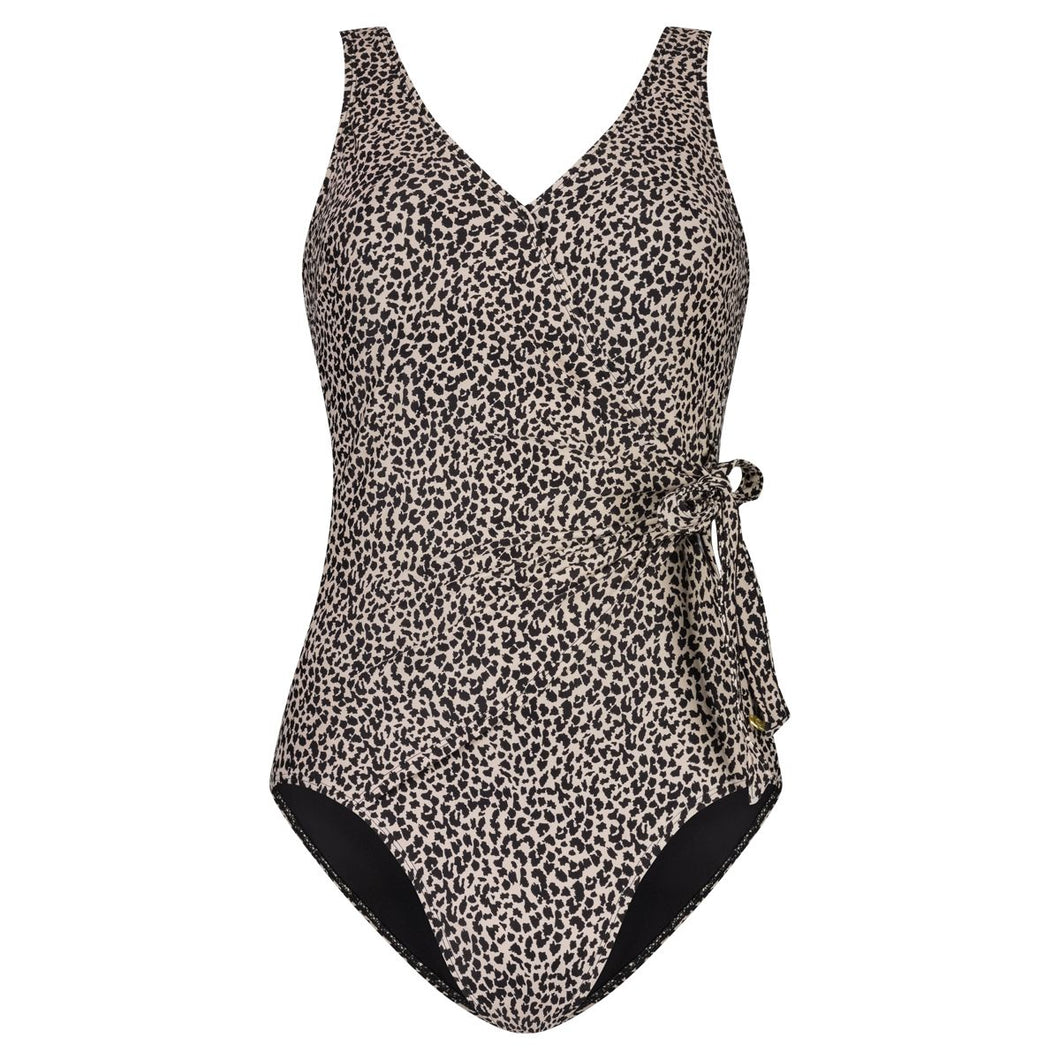 Swimsuit v-neck padded 60336 5022 wild dot