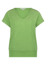 Afbeelding in Gallery-weergave laden, V-Neck Sleeveless Top K02-16-401 006070  Kiwi
